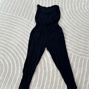 Talula Strapless Black Jumpsuit
